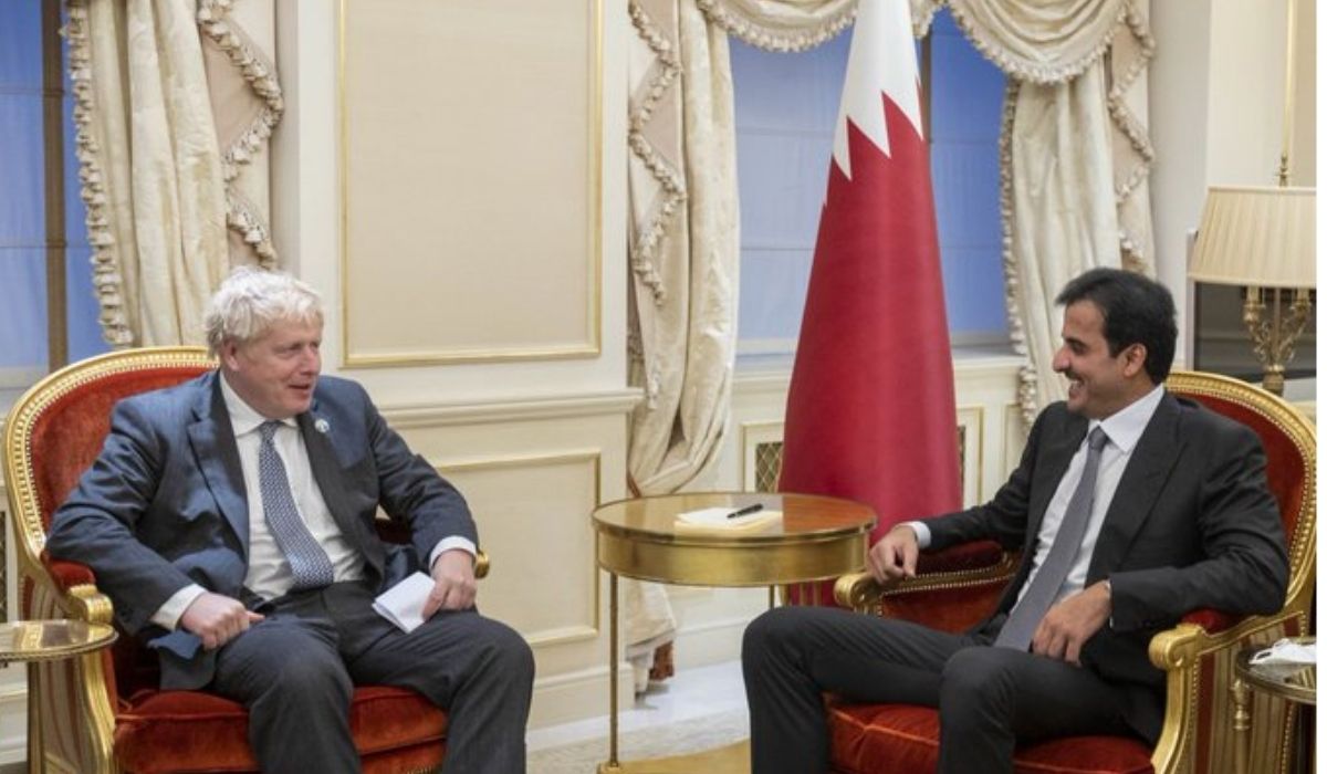 HH the Amir meets UK Prime Minister